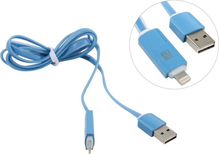 ACD ACD-U914-PML Кабель USB AM-- micro-B/Lightning 1м - фото 1 - id-p212716825