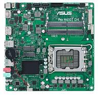 Материнская плата ASUS PRO H610T D4-CSM, LGA1700, B610, 2*DDR4, DP,HDMI, SATA 6.0, M.2, USB 3.2*2, USB 2.0*2,