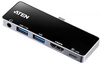 Док-станция ATEN UH3238-AT внешн. 5 портов:USB 3.2 Gen 1 (2x тип A+тип C)+HDMl+3.5mm jack ~ питание от шины ~