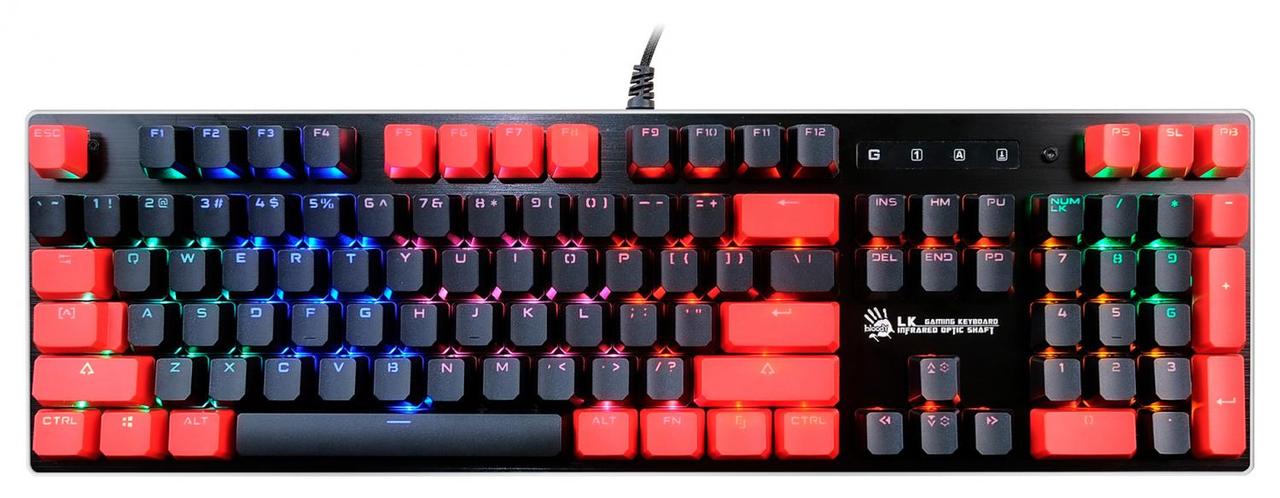 Клавиатура A4Tech Bloody B820N механическая черный/красный USB for gamer LED - фото 1 - id-p212713039