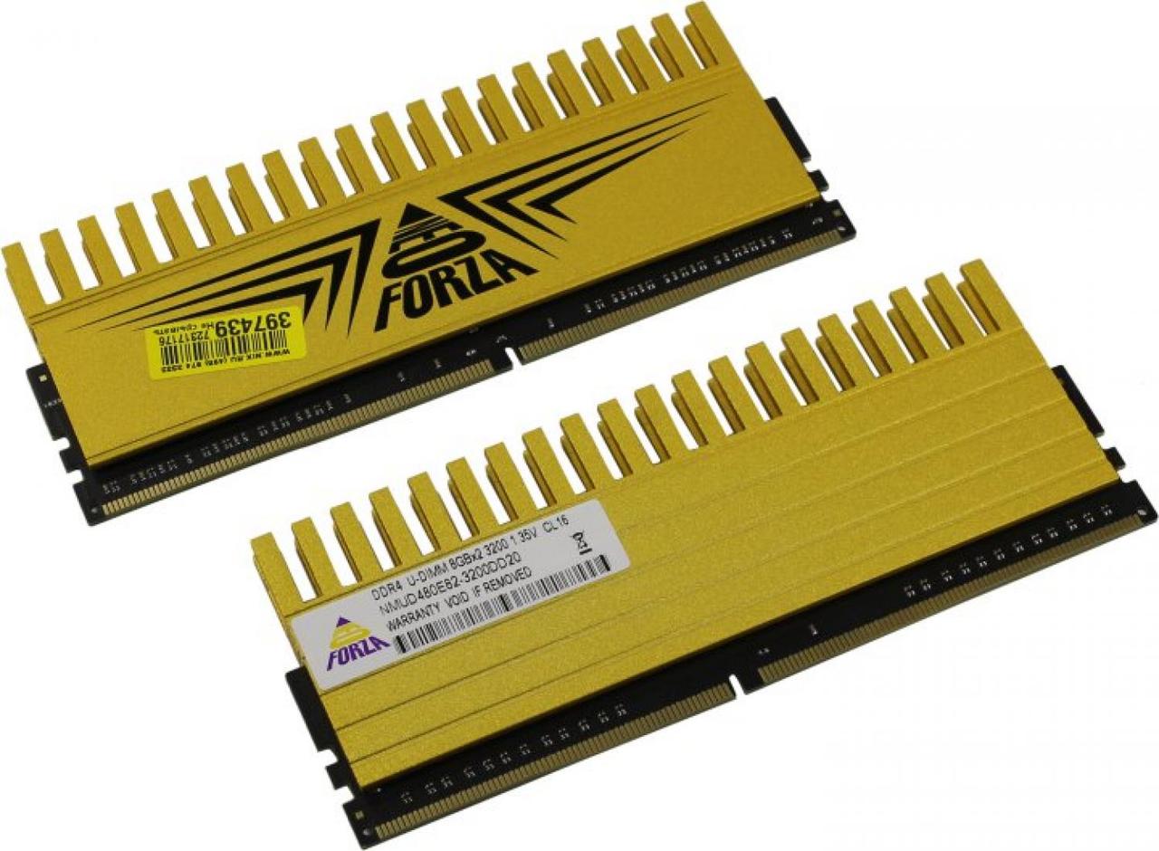 Модуль памяти Neo Forza NMUD480E82-3200DD20 DDR4 DIMM 16Gb KIT 2*8Gb PC4-25600 CL16 - фото 1 - id-p212732406