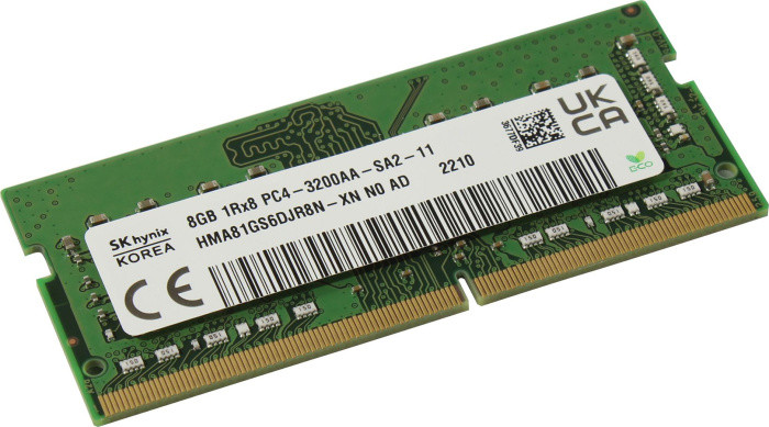 Модуль памяти Original Hynix HMA81GS6DJR8N-XN SO-DDR4 DIMM 8Gb PC4-25600 (for NoteBook) - фото 1 - id-p212715477