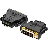 Адаптер-переходник Vention DVI 24+1 M/ HDMI 19F ECDB0