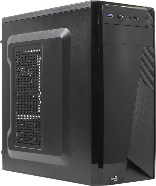 Корпус AeroCool Cs-1101 Black (ATX, mATX, Mini-ITX, Midi-Tower, без БП, 2xUSB 2.0, USB 3.0, Audio) - фото 1 - id-p212727918