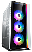 Корпус ATX Без БП Deepcool MATREXX 55 V3 ADD-RGB WH 3F (DP-ATX-MATREXX55V3-AR-WH-3F) 3x120mm , большое боковое