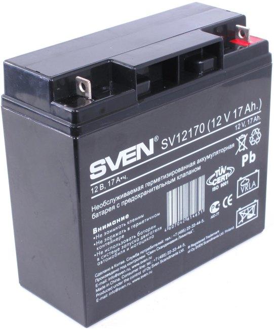 Аккумулятор SVEN SV17-12/SV12170 (12V17Ah) для UPS - фото 1 - id-p212731417