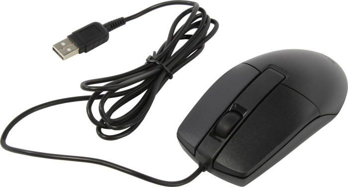 Манипулятор A4Tech Optical Mouse OP-330 Black (RTL) USB 3btn+Roll - фото 1 - id-p212729157