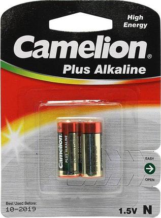 Элемент питания Camelion LR1-2 Plus (MN9100 1.5V) щелочной (alkaline) уп.2 шт, фото 2
