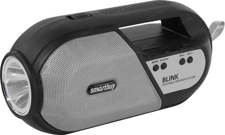 Колонка Smartbuy BLINK SBS-5070 (5W Bluetooth microSD USBFM Li-Ion фонарь) - фото 1 - id-p212714411