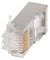 Коннектор ITK Generica (CS3-1C5EF-G) FTP кат.5e RJ45 прозрачный (упак.:1шт)