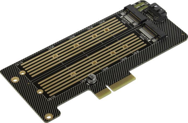Espada Контроллер PCI-Ex4, M.2 1port B key +1port M key (PCIe2M2) (45238) - фото 1 - id-p212715551