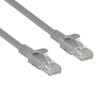 Патч-корд медный ExeGate UTP-RJ45-RJ45-C6-CU-5M-GY, UTP, cat.6, 5м, серый EX282007RUS - фото 1 - id-p212715569