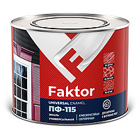 Эмаль Faktor ПФ-115 1,9кг черная