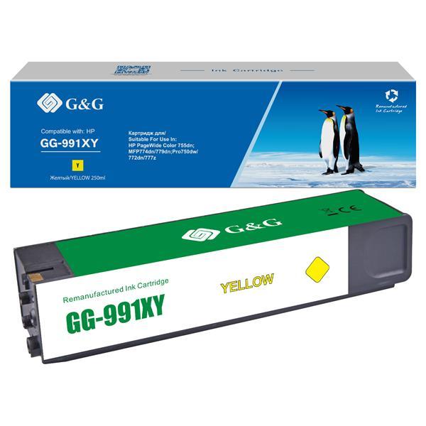 Картридж Cartridge G&G 991X for PageWide Managed, (16 000стр.), желтый - фото 1 - id-p212724686