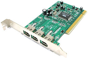 Контроллер TRENDnet TFW-H3PI (RTL) PCI, IEEE 1394, 3 port-ext