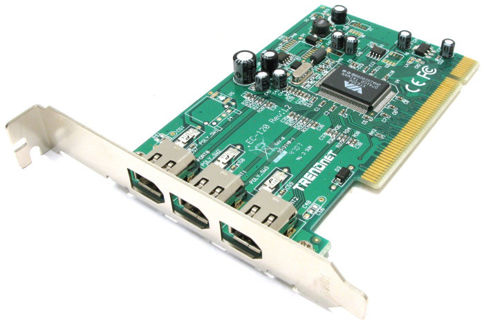 Контроллер TRENDnet TFW-H3PI (RTL) PCI, IEEE 1394, 3 port-ext - фото 1 - id-p212724699