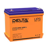 Аккумулятор для ИБП 12В/55Ач Delta DTM 1255 L срок службы 12 лет
