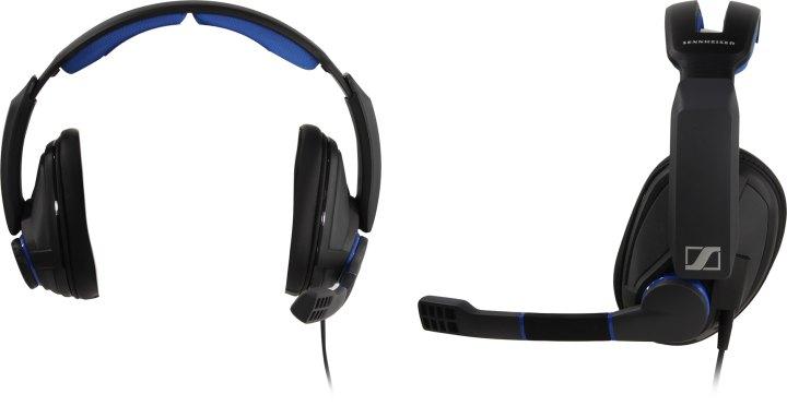 Наушники с микрофоном Sennheiser GSP 300 (шнур 2.5м с регулятором громкости) 507079 - фото 1 - id-p212726899