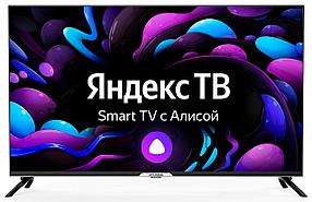 Телевизор LED Hyundai 43" H-LED43BU7003 Яндекс.ТВ Frameless черный Ultra HD 60Hz DVB-T DVB-T2 DVB-C DVB-S