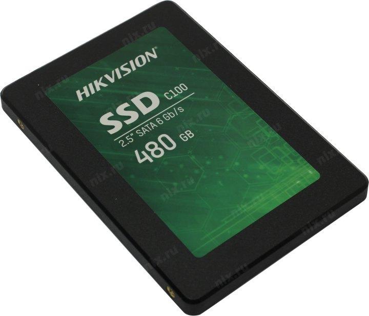 Накопитель SSD 480 Gb SATA 6Gb/s HIKVISION C100 HS-SSD-C100-480G 2.5" 3D TLC - фото 1 - id-p212729392