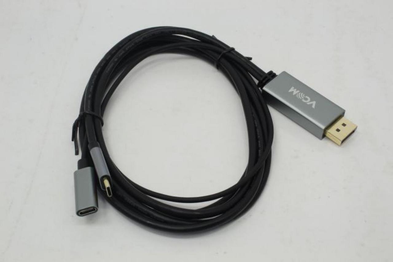 VCOM CU422MCPD-1.8м Кабель-адаптер USB-CM to DisplayPort 1.8м - фото 1 - id-p212732689