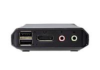 2-Port 4K Displayport +UCB-C Switch with audio and Remote Port Selector ATEN CS52DP