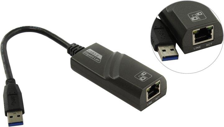 Контроллер KS-is KS-312 USB3.0 Gigabit Ethernet Adapter - фото 1 - id-p212731730