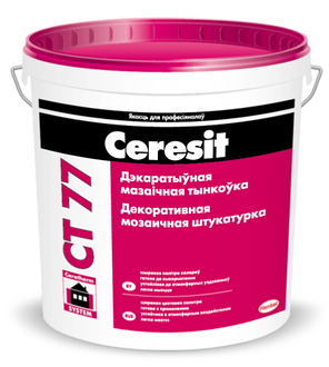 Декоративная мозаичная штукатурка Ceresit CT 77, 25 кг, фото 2