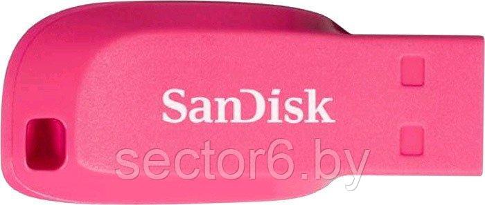 USB Flash SanDisk Cruzer Blade 64GB (розовый) - фото 2 - id-p212511012