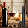 Электрический штопор для вина Electric wine set open 23 см с с винными аксессуарами, фото 4