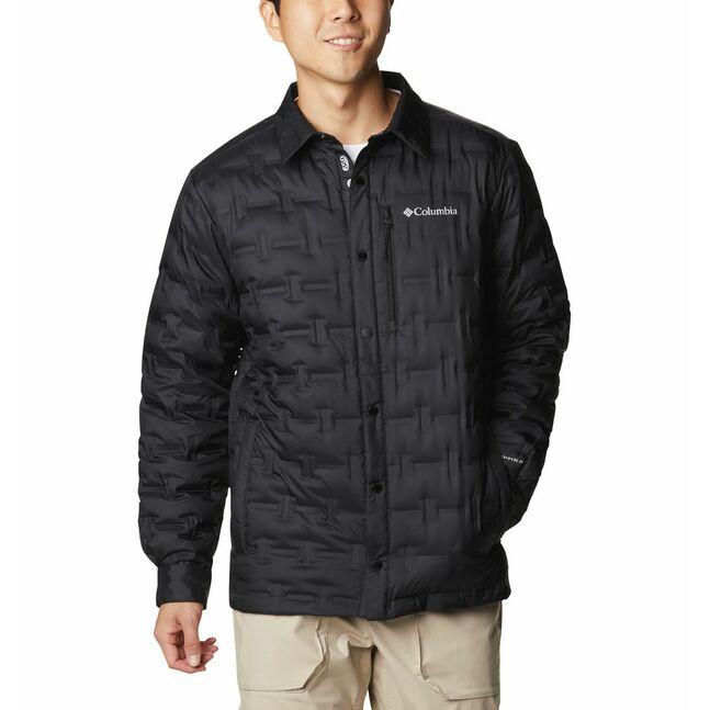 Куртка пуховая мужская Columbia Delta Ridge Shirt Jacket черный 1975991-010 - фото 1 - id-p212671050