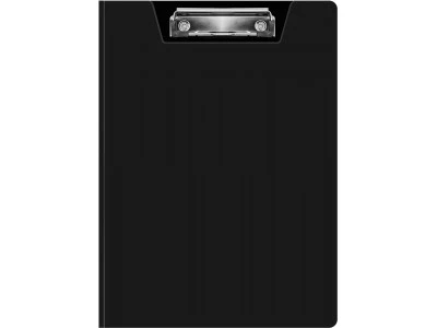 Папка клип-борд Бюрократ - PD602BLCK A4 пластик 1.2 мм черный с крышкой