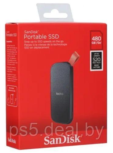 SanDisk Внешний накопитель SanDisk Portable 480GB / Внешний жесткий диск SSD SanDisk Portable 480GB - фото 1 - id-p212746499