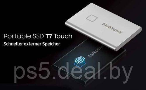 Samsung Внешний жесткий диск SSD Samsung T7 Touch 1TB / Внешний накопитель SSD 1TB - фото 1 - id-p212746500