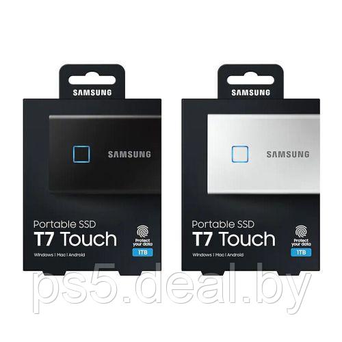 Samsung Внешний накопитель Samsung T7 Touch 1TB / Внешний жесткий диск SSD 1TB - фото 1 - id-p212746501