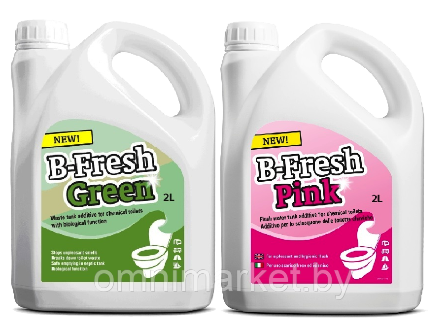 Жидкость для биотуалета Thetford B-Fresh Green (2л) для нижнего бачка, Нидерланды - фото 3 - id-p212748624