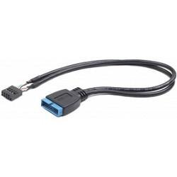Cablexpert Внутренний USB2 - USB3 кабель, 9pin/19pin, 0.3m (CC-U3U2-01) - фото 1 - id-p212713428