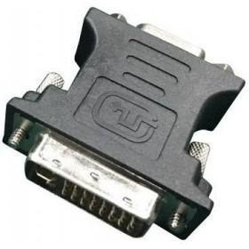Переходник Cablexpert DVI-VGA, 29M/15F, черный, пакет (A-DVI-VGA-BK)