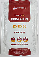 Удобрение Кристалон красный Яра Kristalon Yara 12-12-36, 0,5 кг