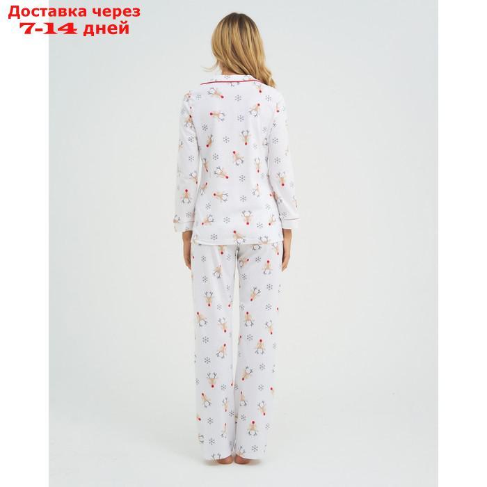 Пижама женская (рубашка и брюки) KAFTAN "Deers" р.52-54 - фото 6 - id-p212677160