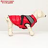 Куртка для собак со светоотражающей шлейкой,  размер 8 (ДС 23 см, ОГ 30, ОГ 22 см), розовая, фото 3