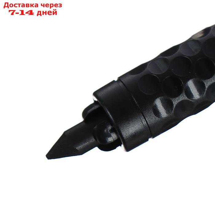 Держатель для карандашей Koh-i-Noor 5301, пластик с грифелем, L=120 мм, d=4,5-5,6 мм, черный - фото 3 - id-p212675200