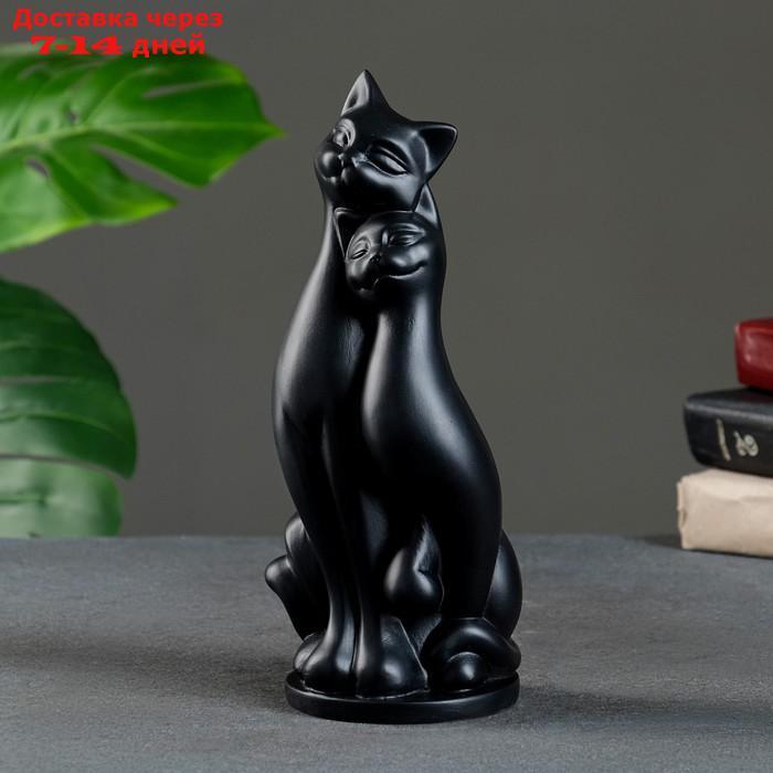 Статуэтка "Пара кошек" черная 27см - фото 4 - id-p212677378