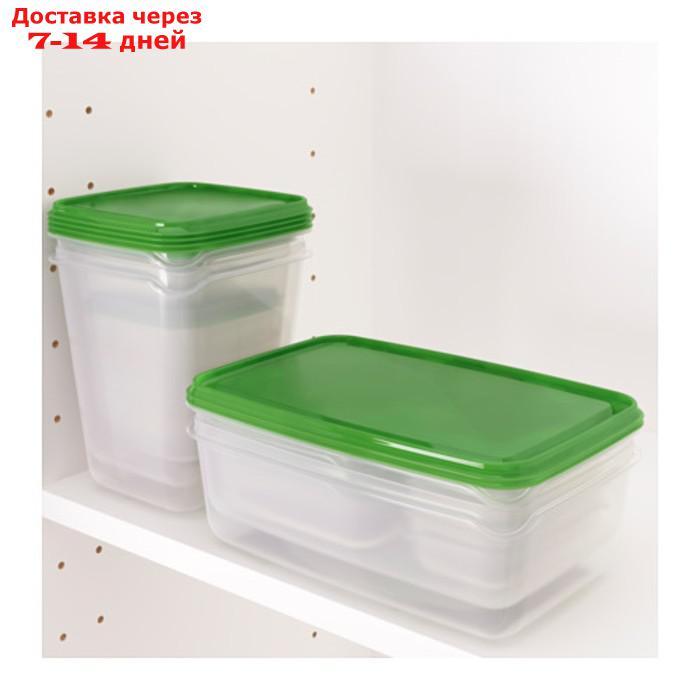 Набор контейнеров, 17 шт, цвет зеленый ПРУТА - фото 2 - id-p212676488