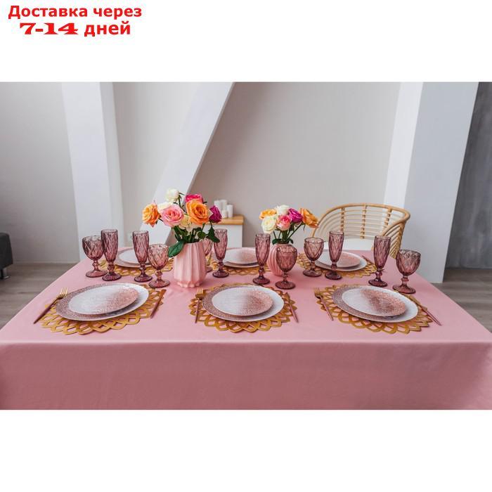 Набор бокалов для шампанского Magistro "Круиз", 160 мл, 7×20 см, 6 шт, цвет розовый - фото 4 - id-p212676501