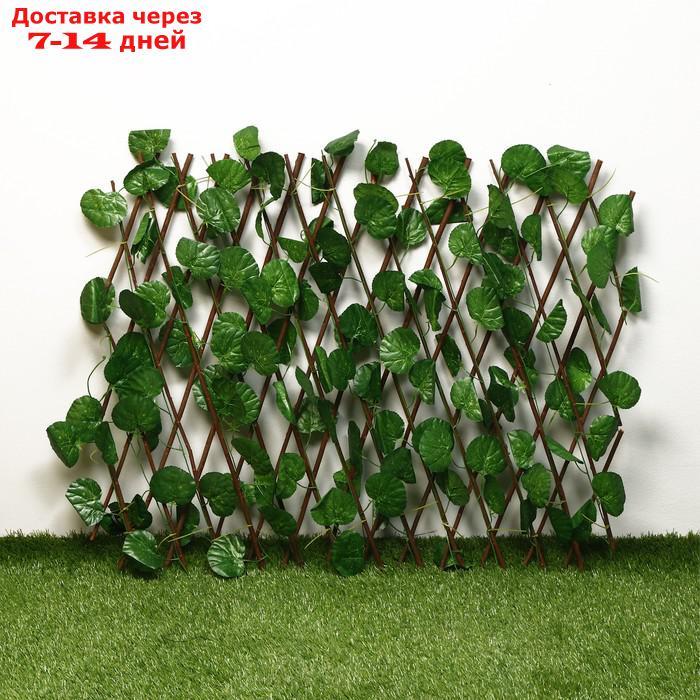 Ограждение декоративное, 120 × 70 см, "Лист ольхи", Greengo