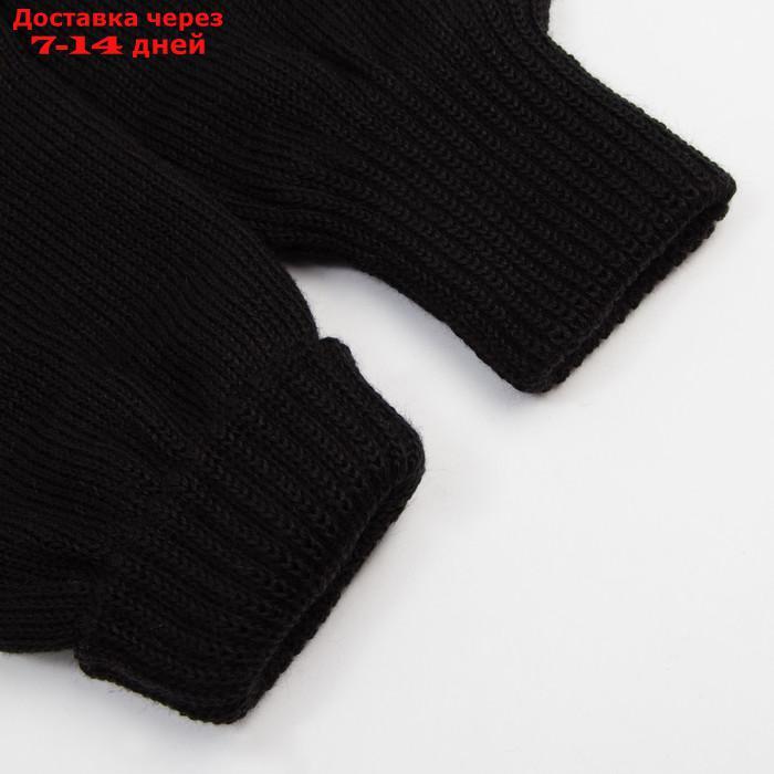 Перчатки, цвет чёрный, размер 20 - фото 3 - id-p212676738