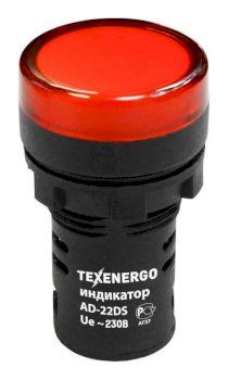 Техэнерго Арматура светосигнальная AD22DS(LED) 230В AC/DC d22 красная Texenergo - фото 1 - id-p212772033