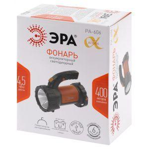 ЭРА Светодиодный фонарь ЭРА PA-606 прожектор аккумуляторный 5 Вт, литий, поворотная ручка, Альфа - фото 10 - id-p212770266