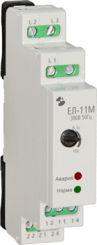 Техэнерго Реле контроля 3-х фазного напряжения ЕЛ-11М 380В 8А 50Гц - фото 1 - id-p212771383
